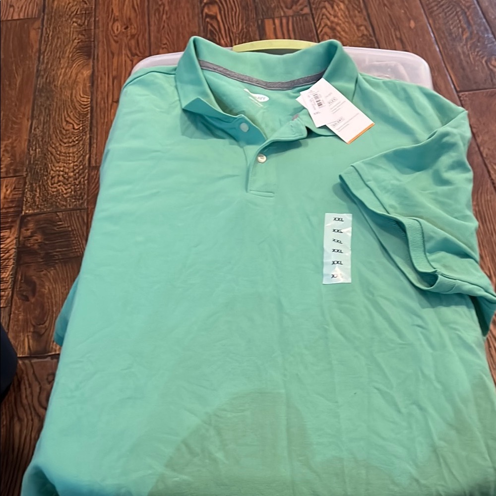 Old Navy Green Polo Shirt Classic Design
